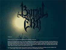 Tablet Screenshot of burialofanera.com